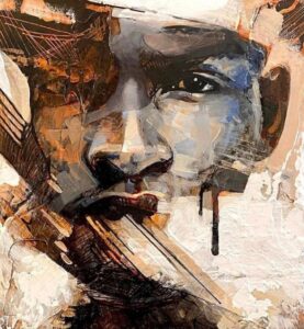 40x40.Lienzo.TecnicaAcrilicoEspatula.HUMANO